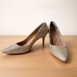 Gold Women's Heels “Zitah” by I.N.C. Size 8.5 M